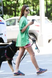 Emily Ratajkowski Walking Her Dog in New York City 06-15-2024
