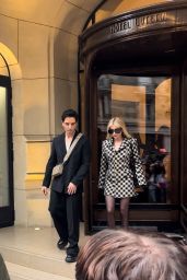 Emma Roberts Outside a Hotel in Paris 06-20-2024
