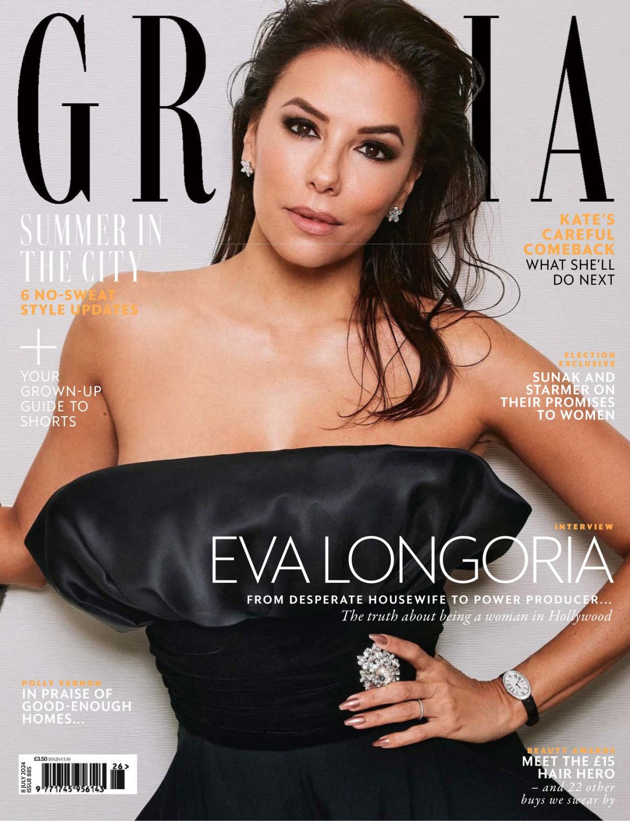 Eva Longoria Grazia Magazine Uk 07 08 2024 Issue • Celebmafia