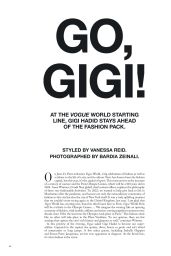Gigi Hadid - Vogue Australia June 2024 Issue