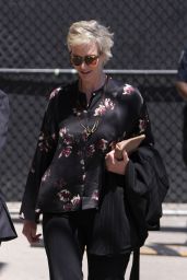 Jane Lynch Arrives at Jimmy Kimmel Live Show in Hollywood 06-25-2024