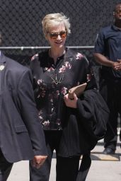 Jane Lynch Arrives at Jimmy Kimmel Live Show in Hollywood 06-25-2024