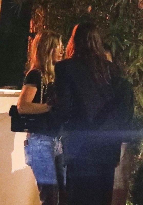 Jennifer Aniston and Courteney Cox at San Vicente Bungalows in West Hollywood 06-27-2024
