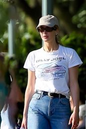 Jennifer Lawrence in a Billy Joel Graphic Tee and Baggy Denim in NYC 06-07-2024