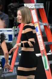 Jessica Biel on Set of The Better Sister in Long Island New York 06-12-2024