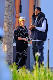 Jordyn Woods and Karl-Anthony Towns Leaving Topanga Mall 06-02-2024
