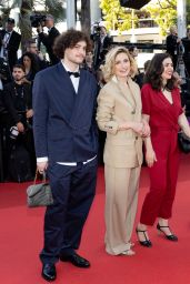 Julie Gayet at “Emilia Perez” Red Carpet at Cannes Film Festival 05-18-2024