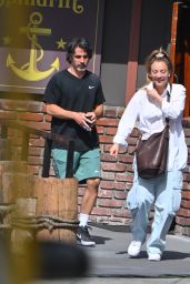 Kaley Cuoco and Her Co-star Tom Bateman - "Based on a True Story" Set in Pasadena 06-23-2024
