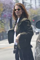 Kate Mara Wears an Angelina Jolie T-shirt in LA 05-30-2024