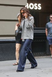 Katie Holmes Leaving an A.P.C. Clothing Event in New York 06-05-2024