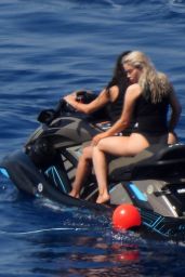 Kim Kardashian Jet Ski Ride in the Greek Islands 06-27-2024