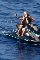 Kim Kardashian Jet Ski Ride in the Greek Islands 06-27-2024