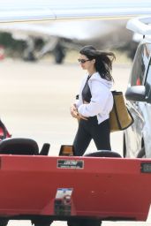 Kris, Kendall and Kylie Jenner Arriving at Palma De Mallorca Airport 05-31-2024