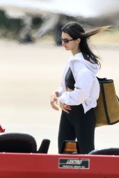 Kris, Kendall and Kylie Jenner Arriving at Palma De Mallorca Airport 05-31-2024