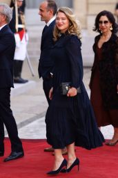 Léa Seydoux - Arriving the Presidential Palace Elysee for an Official State Dinner in Paris 06-08-2024
