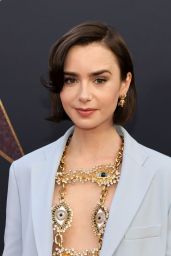 Lily Collins at "MaXXXine" World Premiere in Hollywood 06-24-2024