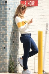 Lily James at "Swiped" Set in Claremont 06-06-2024