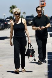 Lisa Rinna and Harry Hamlin at Westfield Mall in Sherman Oakes 06-29-2024