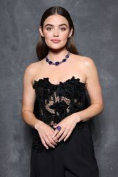 Lucy Hale - Black Lace Corset 06-13-2024