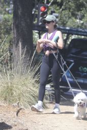 Lucy Hale Hiking in Hollywood Hills 06-27-2024