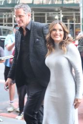 Mariska Hargitay and Her Husband Peter Hermann Arrives at The Gotham Awards in New York 06-04-2024