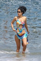  Massiel Taveras in Swimsuit at the Beach in Malibu 06-18-2024