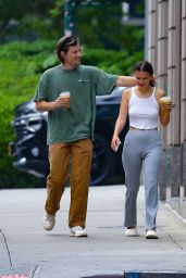 Millie Bobby Brown and Jake Bongiovi Stopping by Starbucks to Get a Coffee in New York 06-14-2024