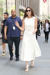 Minnie Driver Dazzles in Angelic White: A Style Moment in NYC