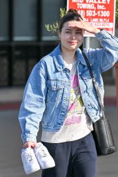 Miranda Cosgrove Exiting a Nail Salon in Los Angeles 06-04-2024
