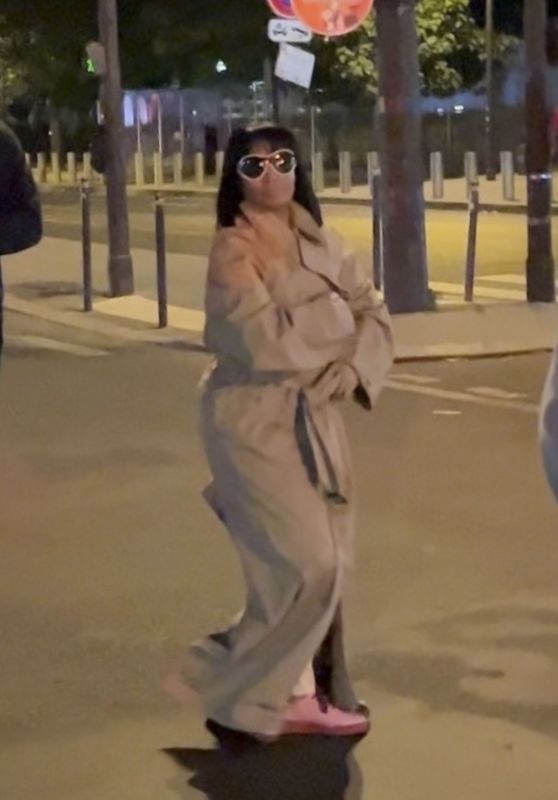 Nicki Minaj at the Eiffel Tower in Paris 06-10-2024