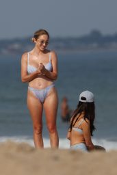 Olivia Culpo in a Bikini Top at the Beach in Rhode Island 06-25-2024