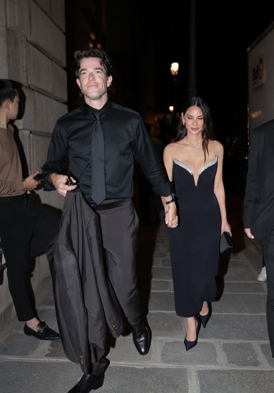 Olivia Munn and John Mulaney After the Vogue World After-party in Paris 06-23-2024