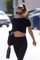 Olivia Wilde Leaving the Gym in All Black in Los Angeles 06-24-2024