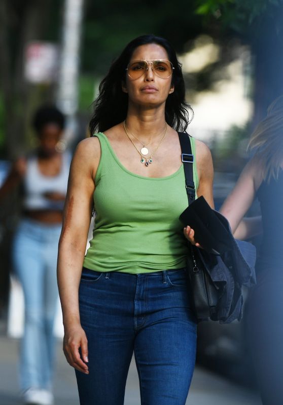 Padma Lakshmi Leaving the Gotham Cannabis Dispensary Store in New York 06-07-2024