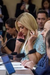 Paris Hilton - Testifies on Child Welfare at House Committee Hearing in Washington DC 06-26-2024
