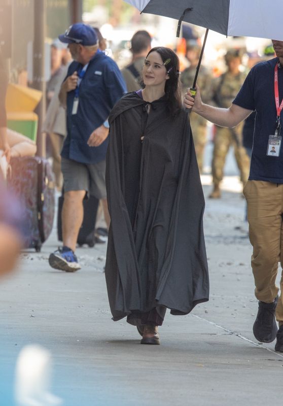 Rachel Brosnahan on the Set of Superman in Cleveland 06-24-2024