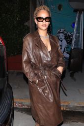 Rihanna’s Effortless Glam: A Night Out in Style at Giorgio Baldi