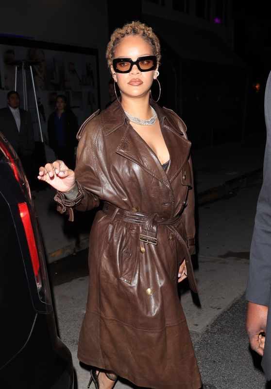 Rihanna’s Effortless Glam: A Night Out in Style at Giorgio Baldi