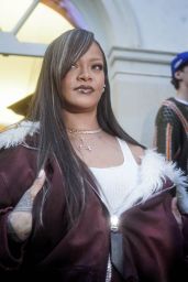 Rihanna Stuns in White Mini Dress at A$AP Rocky