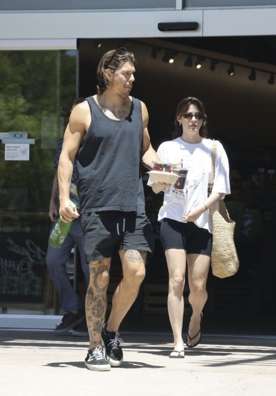 Riley Keough and Her Husband Ben Smith at Erewhon Market in Los Angeles 06-24-2024
