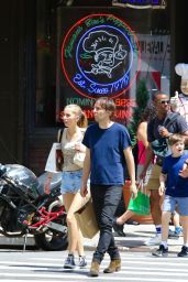 Romy Mars With Her Musician Father Thomas Mars in New York 06-02-2024