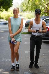 Rylee Arnold and Sasha Farber at Civil Coffee in Los Angeles 06-19-2024