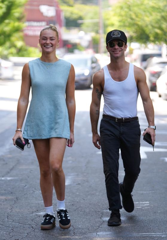 Rylee Arnold and Sasha Farber at Civil Coffee in Los Angeles 06-19-2024