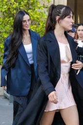 Scout Willis and Demi Moore Out in Paris 06-21-2024