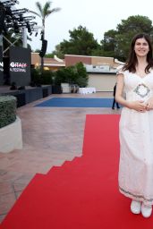 Alexandra Daddario at Filming Italy 2024 Red Carpet Event in Santa Margherita di Pula 06-20-2024