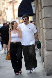 Anouki Areshidze Was Spotted Casually Walking Around Milan 07-01-21024