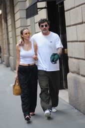 Anouki Areshidze Was Spotted Casually Walking Around Milan 07-01-21024