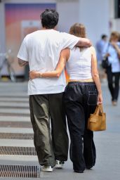 Anouki Areshidze Was Spotted Casually Walking Around Milan 07-01-21024