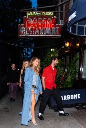 Blake Lively Shines in Chic Denim Ensemble for NYC Night Out
