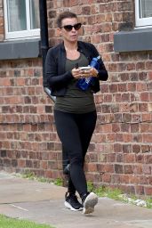 Coleen Rooney With Her New BYD Electric Car in Cheshire 07-25-2024